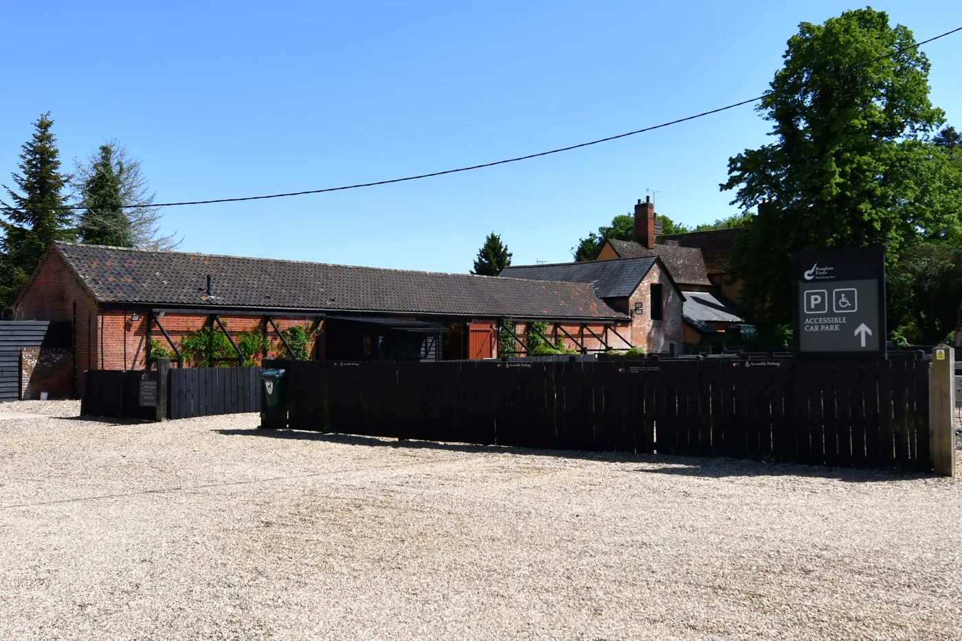 Blackthorpe Barn at Rougham, where the estate sells its Christmas trees