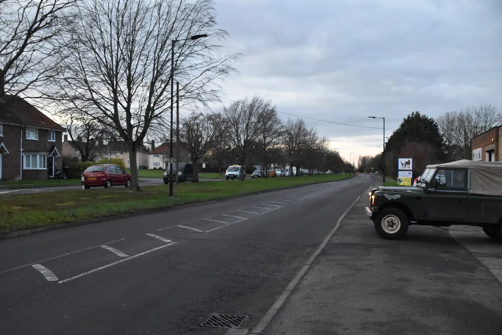 Mildenhall Road, on the north side of Bury St Edmunds